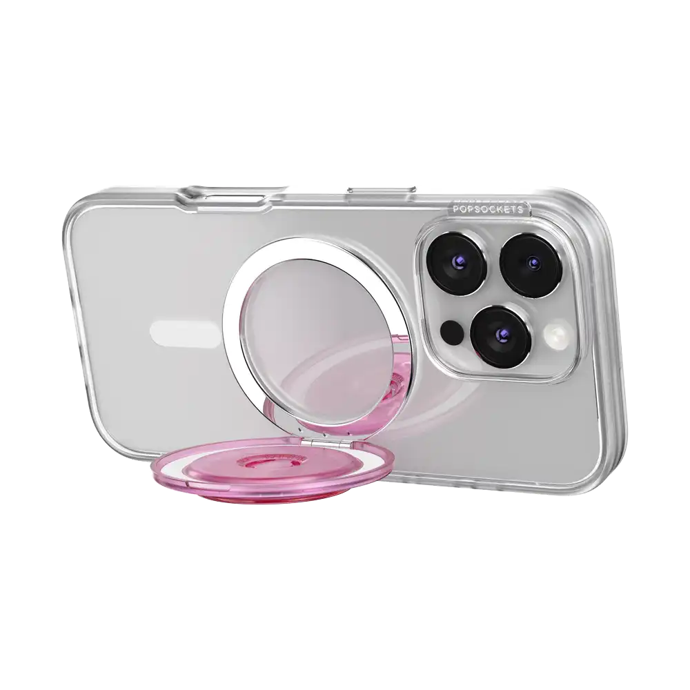 Translucent Baby Pink — MagSafe Kick-Out Grip & Stand