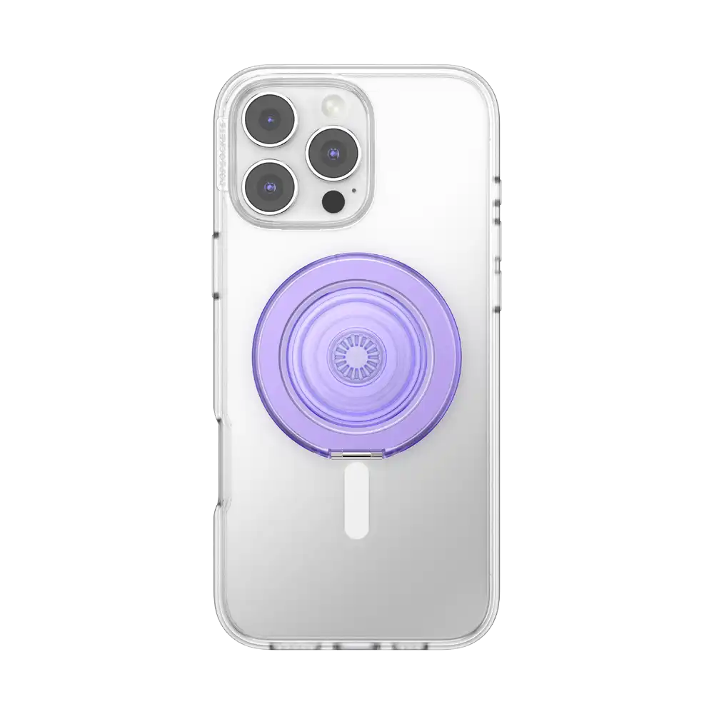 Translucent Dusty Purple — MagSafe Kick-Out Grip & Stand