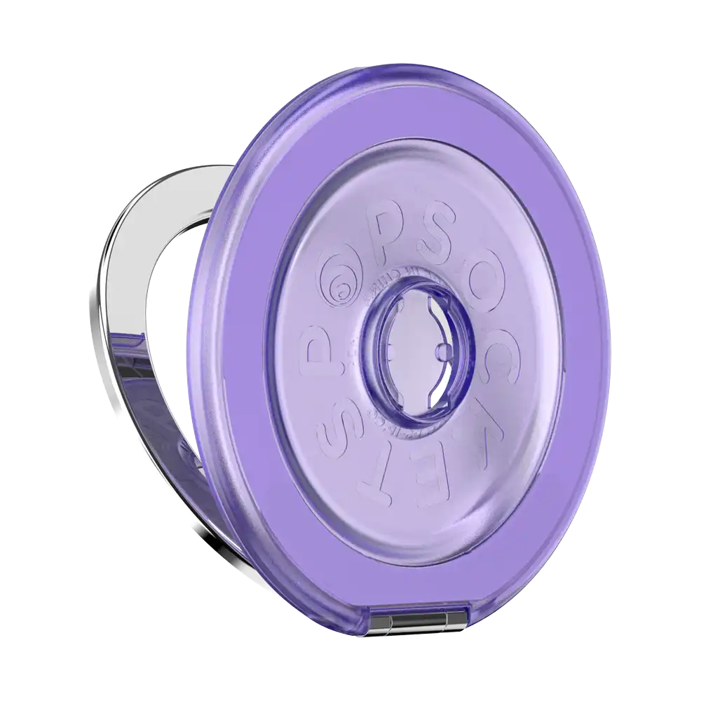 Translucent Dusty Purple — MagSafe Kick-Out Grip & Stand