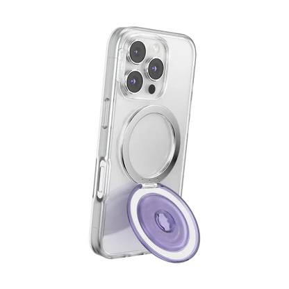Translucent Dusty Purple — MagSafe Kick-Out Grip & Stand