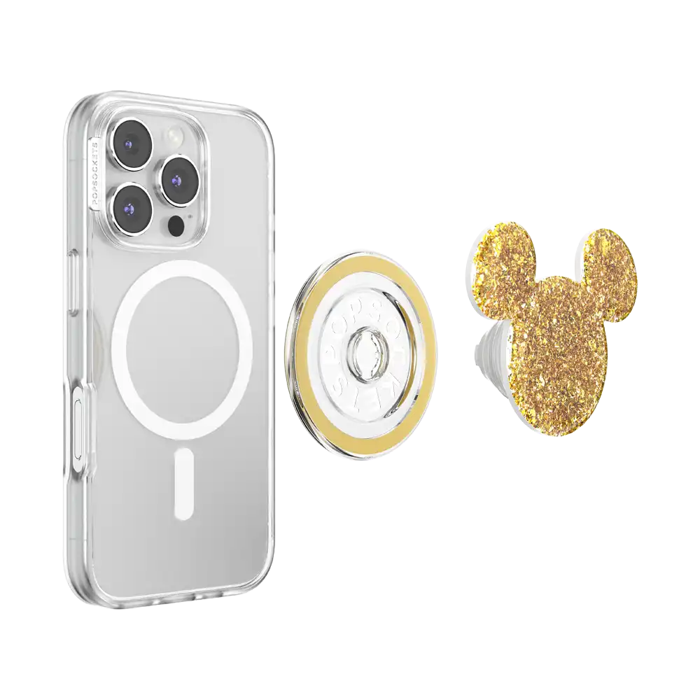 Earridescent Gold Mickey — MagSafe PopGrip