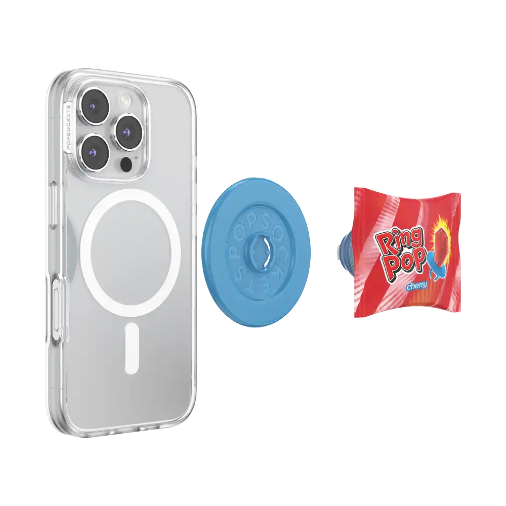 Baggy Ring Pop Cherry — MagSafe PopGrip