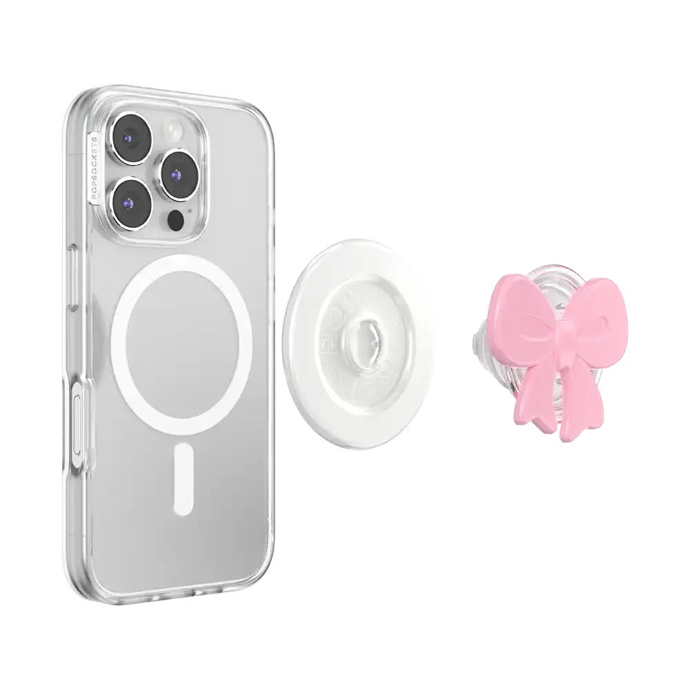 Bowtique Blush — MagSafe PopGrip