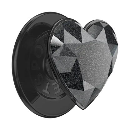 Crystal Heart Rosso — MagSafe PopGrip