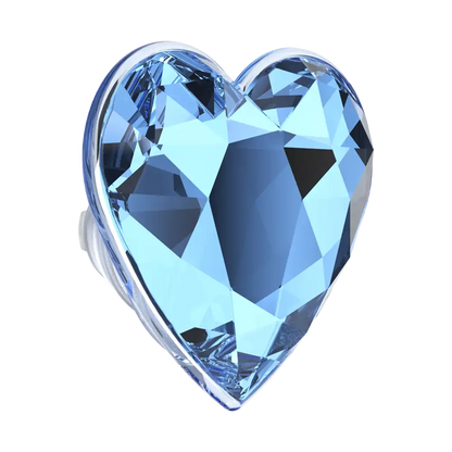 Crystal Heart Frost — MagSafe PopGrip