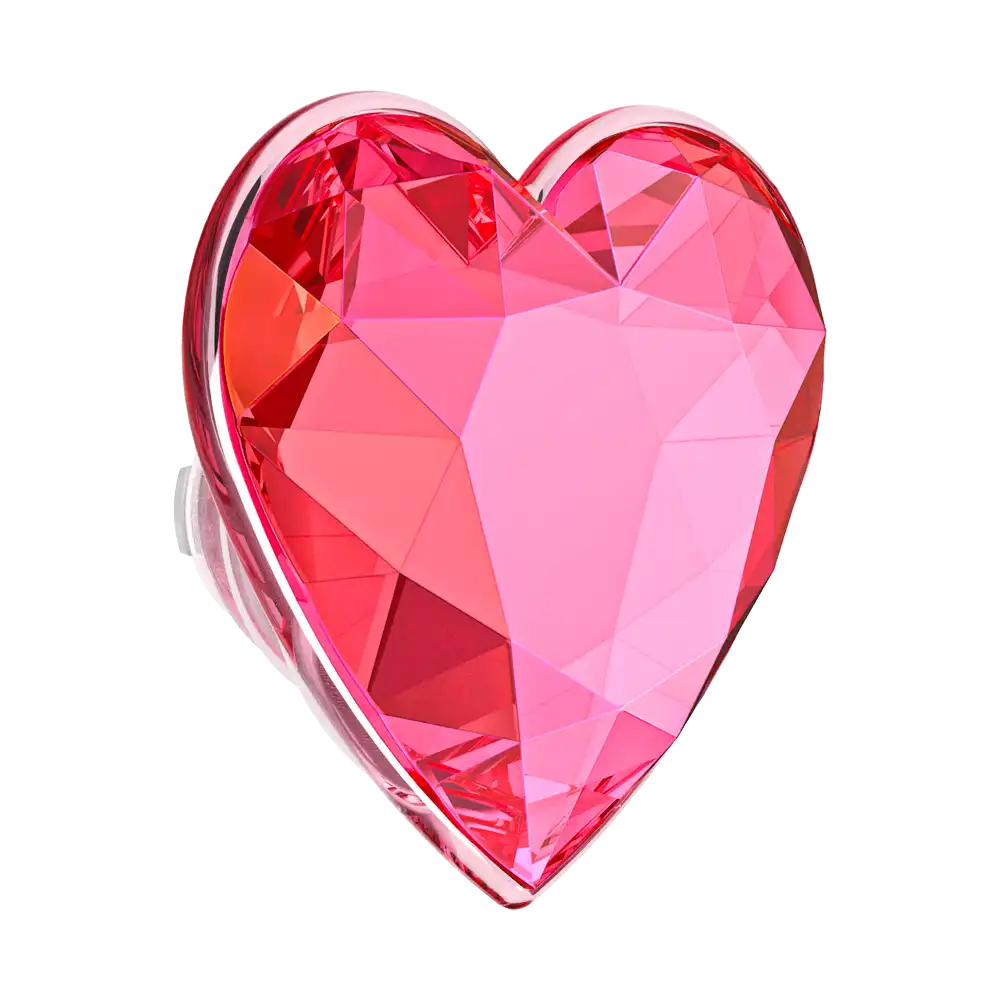 Crystal Heart Frost — MagSafe PopGrip