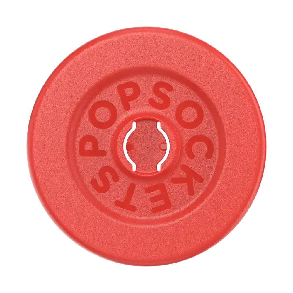 Crystal Heart Rosso — MagSafe PopGrip