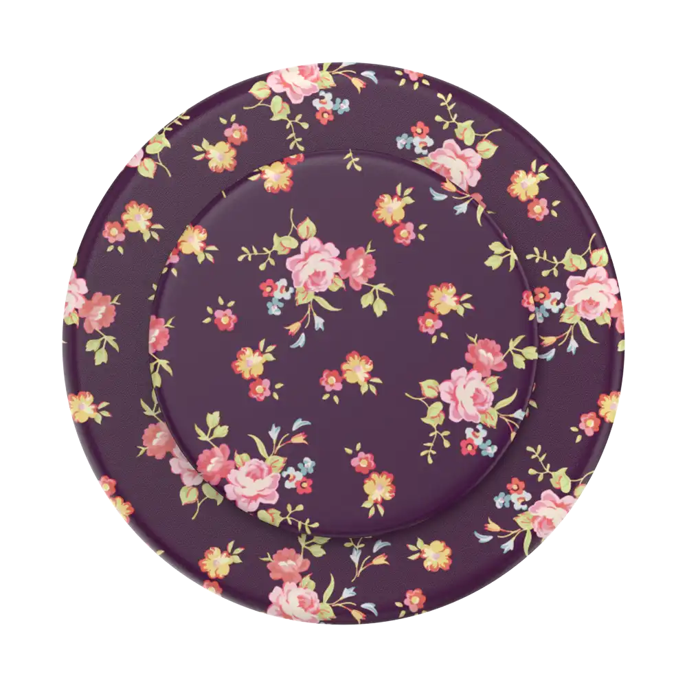 Ditsy Floral Noir — MagSafe PopGrip