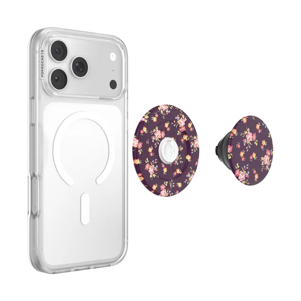 Ditsy Floral Noir — MagSafe PopGrip