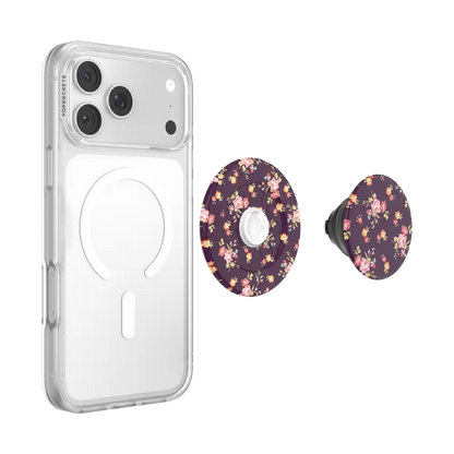 Ditsy Floral Noir — MagSafe PopGrip