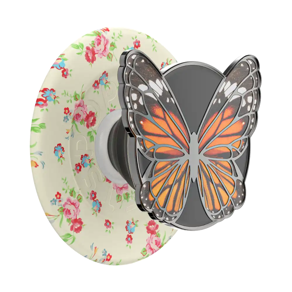 Resin Button Heart — MagSafe PopGrip