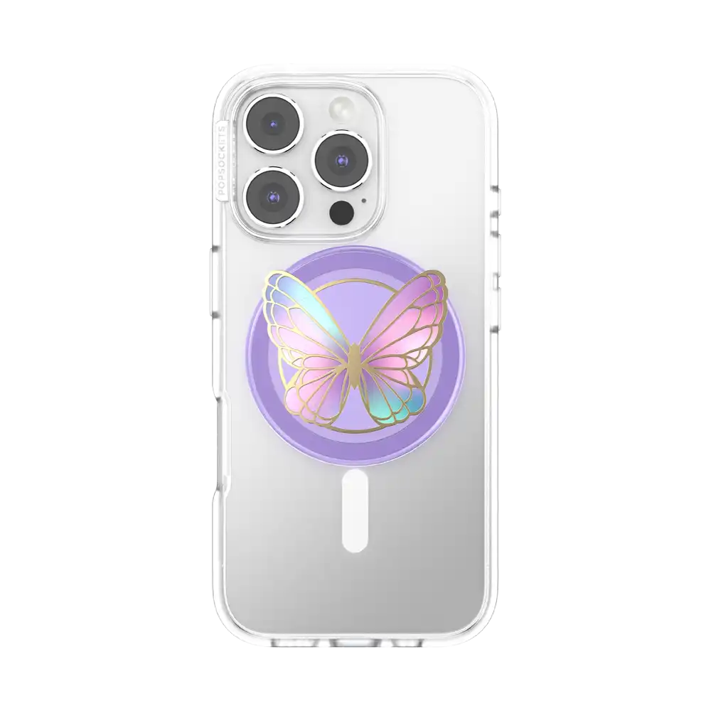 Enamel Butterfly Prism — MagSafe PopGrip