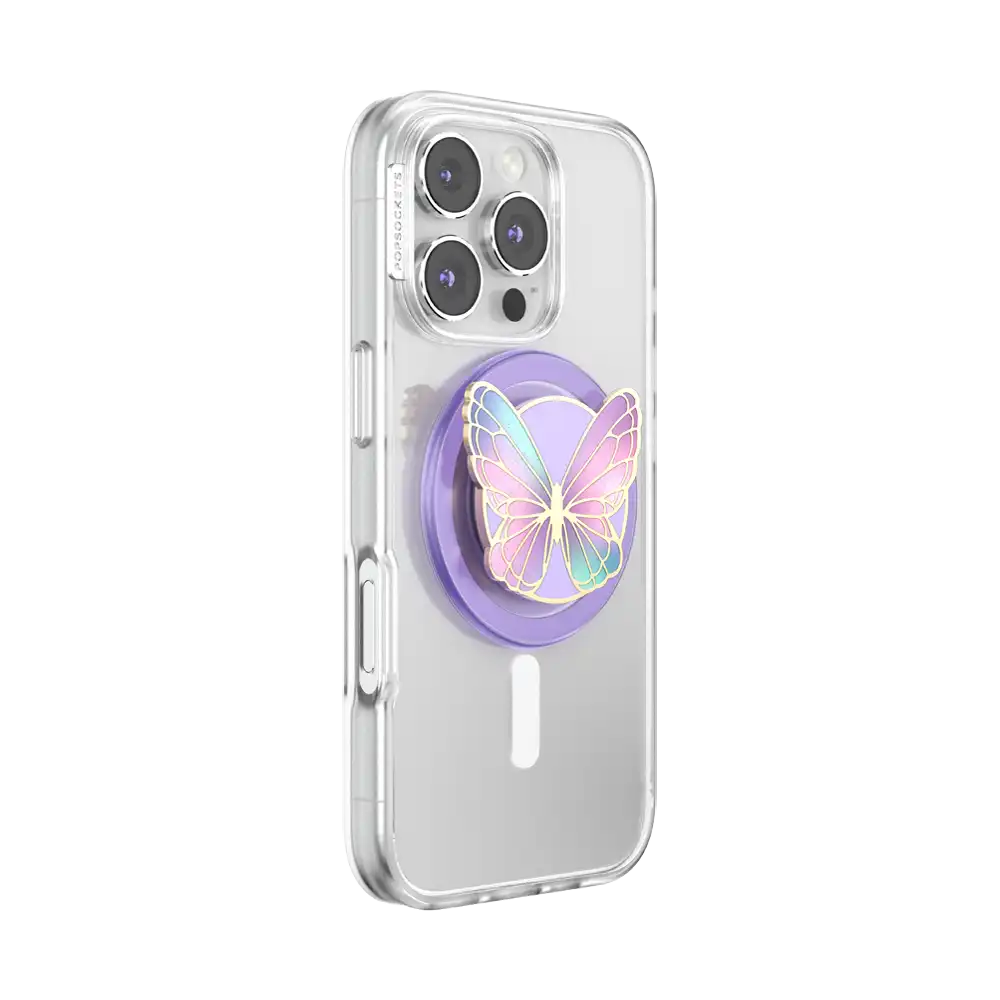 Enamel Butterfly Prism — MagSafe PopGrip