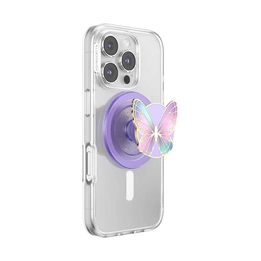 Enamel Butterfly Prism — MagSafe PopGrip