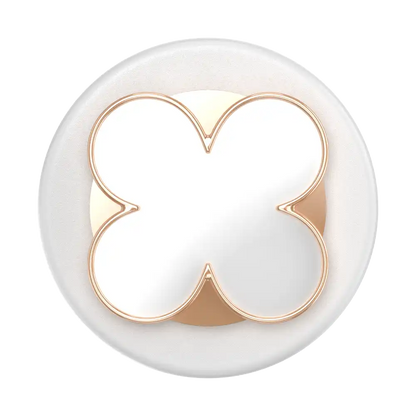 Enamel Clover Rose Gold — MagSafe PopGrip