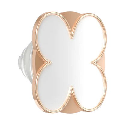 Enamel Clover Rose Gold — MagSafe PopGrip