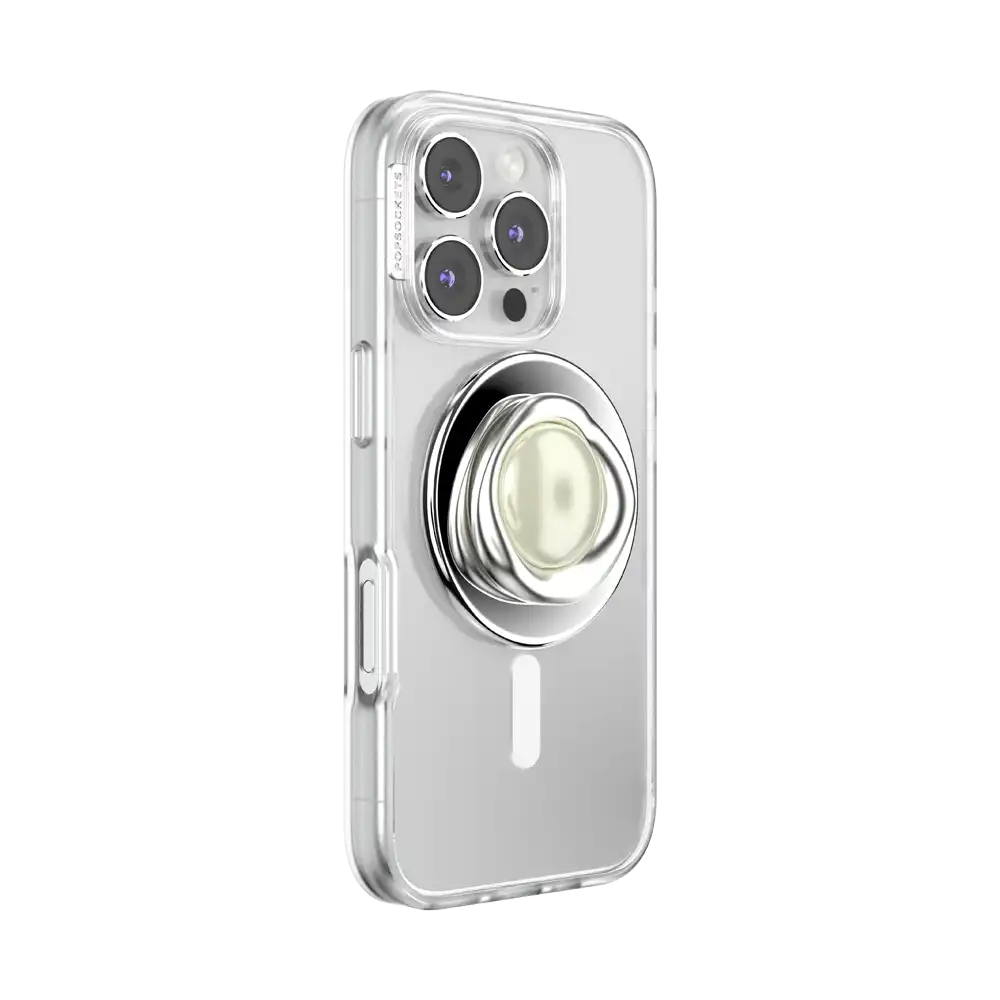 Enamel Eye of the Behold Silver — MagSafe PopGrip
