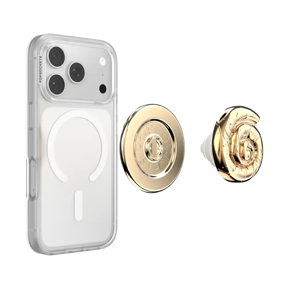 Enamel Nautilus Shell — MagSafe PopGrip