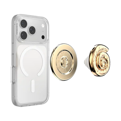 Enamel Nautilus Shell — MagSafe PopGrip