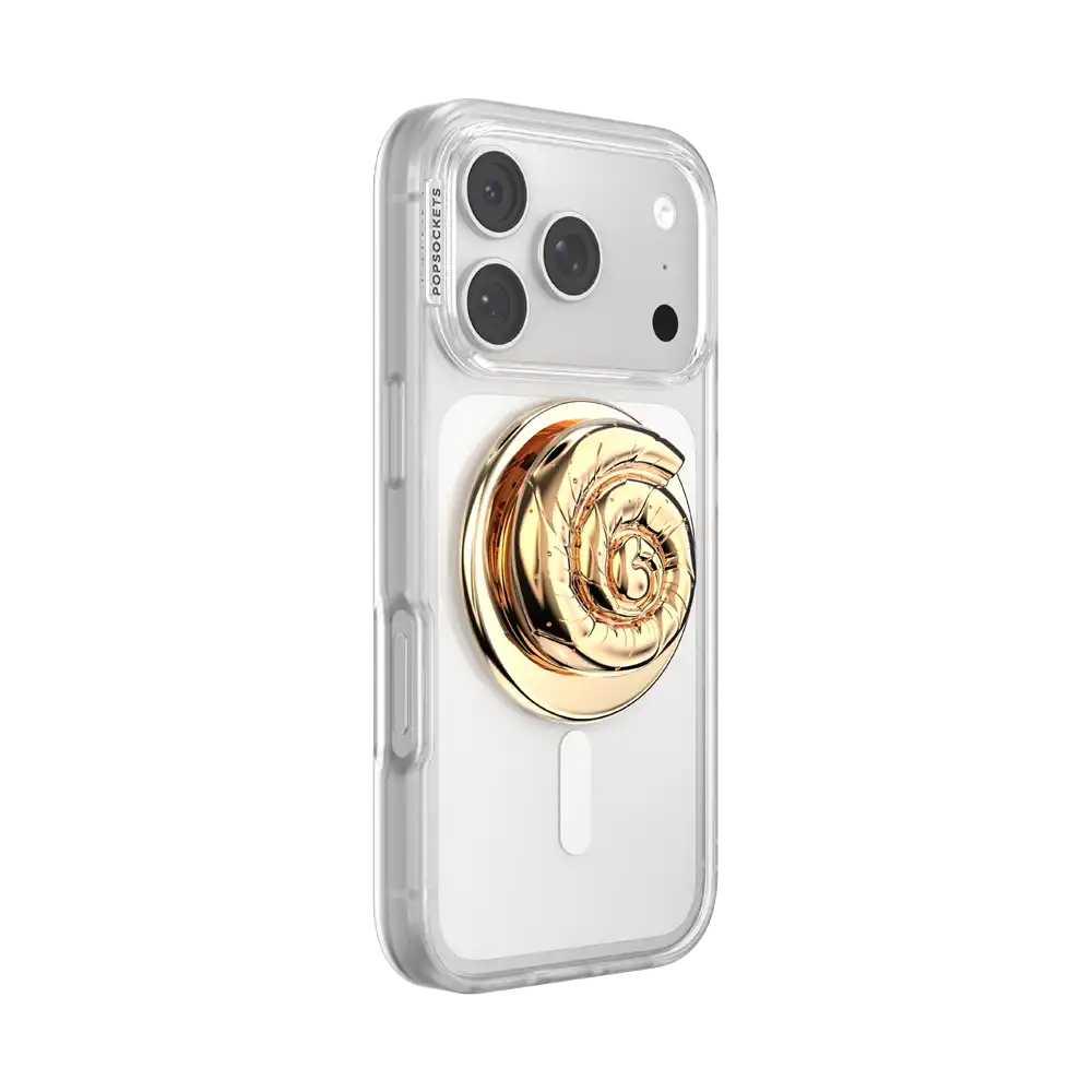 Enamel Nautilus Shell — MagSafe PopGrip