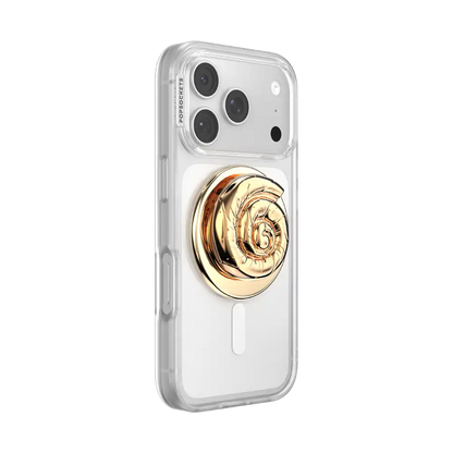 Enamel Nautilus Shell — MagSafe PopGrip