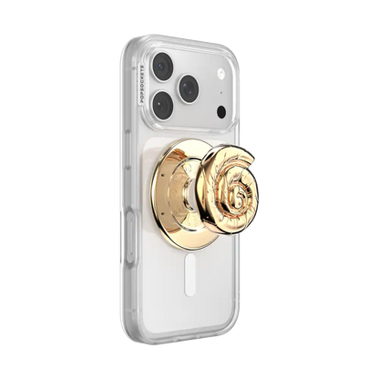 Enamel Nautilus Shell — MagSafe PopGrip