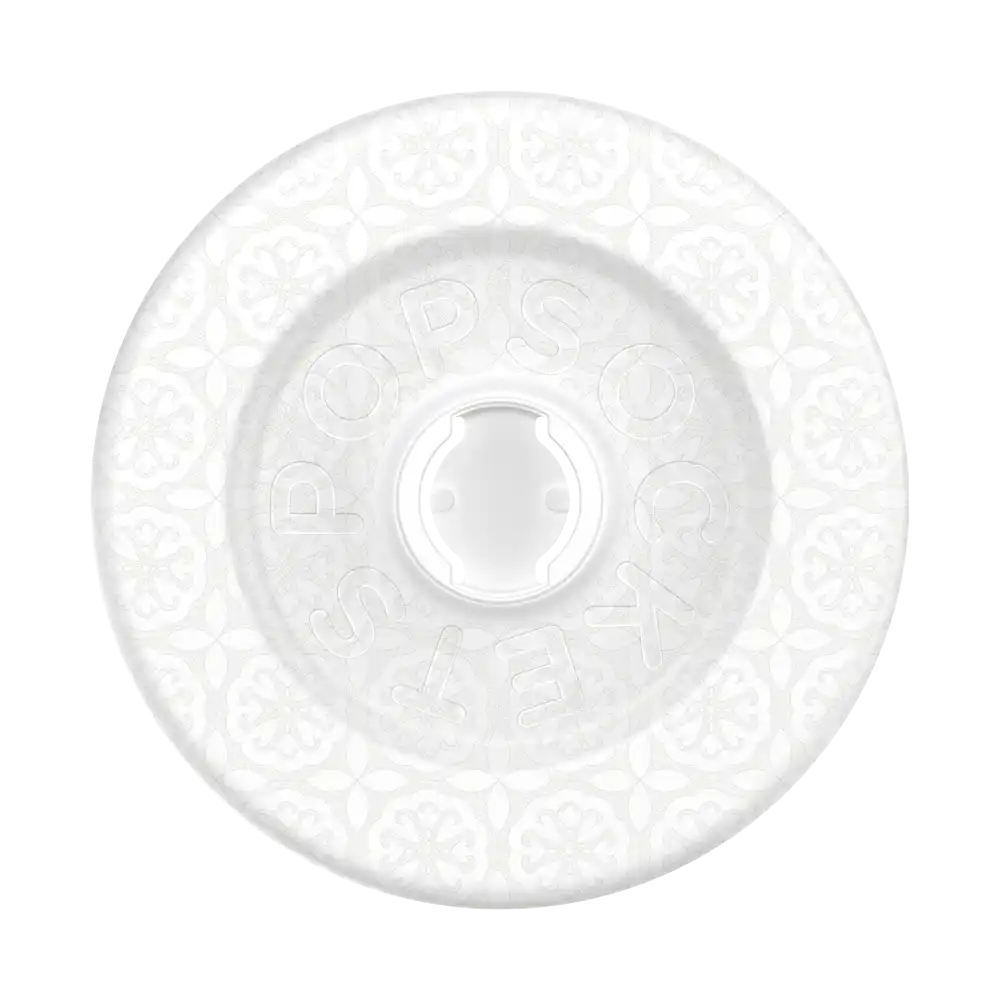 Enamel Silver Dollar — MagSafe PopGrip