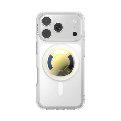 Enamel Silver Dollar — MagSafe PopGrip