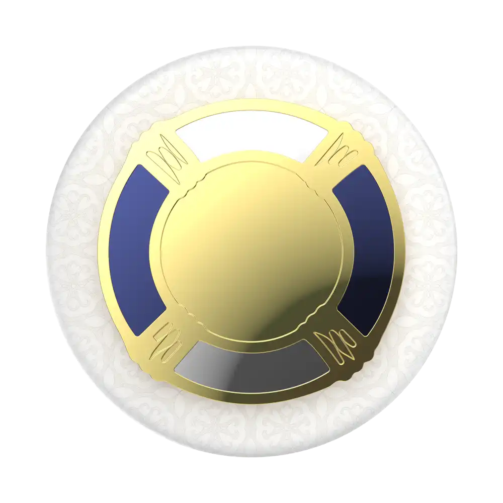 Enamel Silver Dollar — MagSafe PopGrip