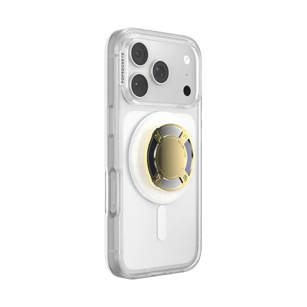 Enamel Silver Dollar — MagSafe PopGrip