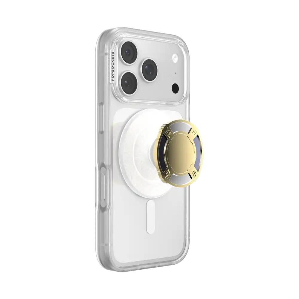 Enamel Silver Dollar — MagSafe PopGrip