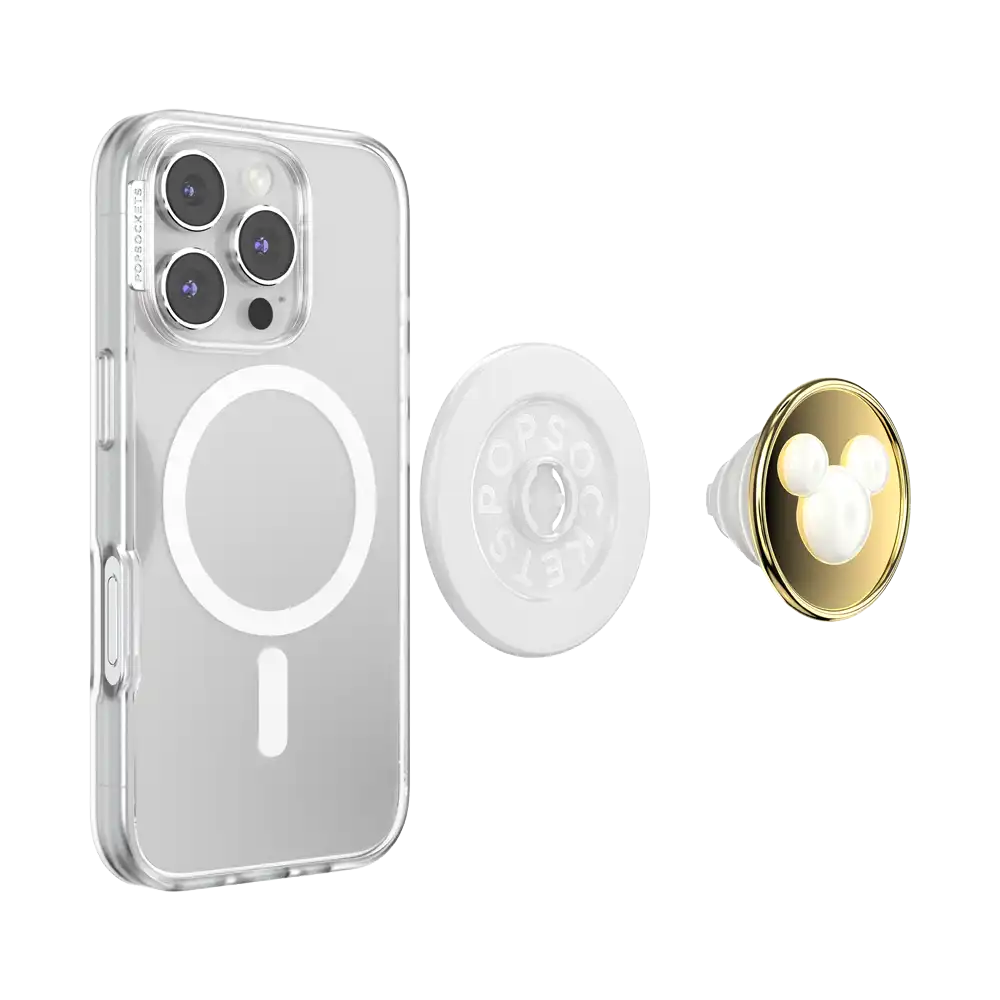 Enamel Pearl Mickey — MagSafe PopGrip
