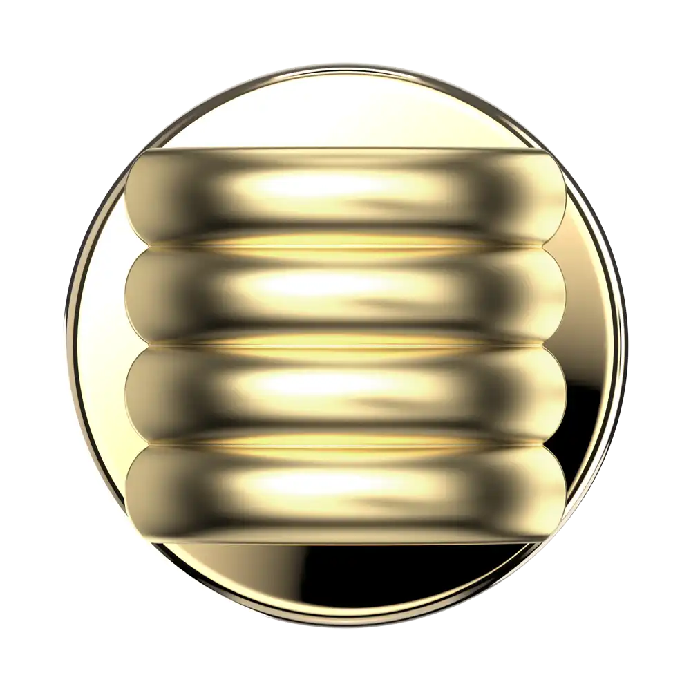 Enamel Puffy Stack Gold — MagSafe PopGrip