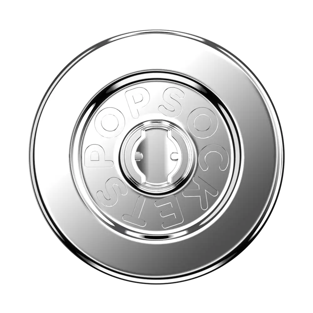 Enamel Silver Dollar — MagSafe PopGrip