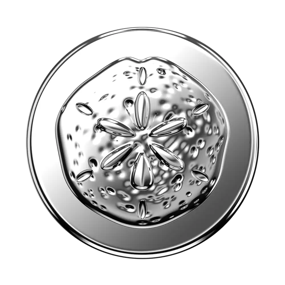 Enamel Silver Dollar — MagSafe PopGrip
