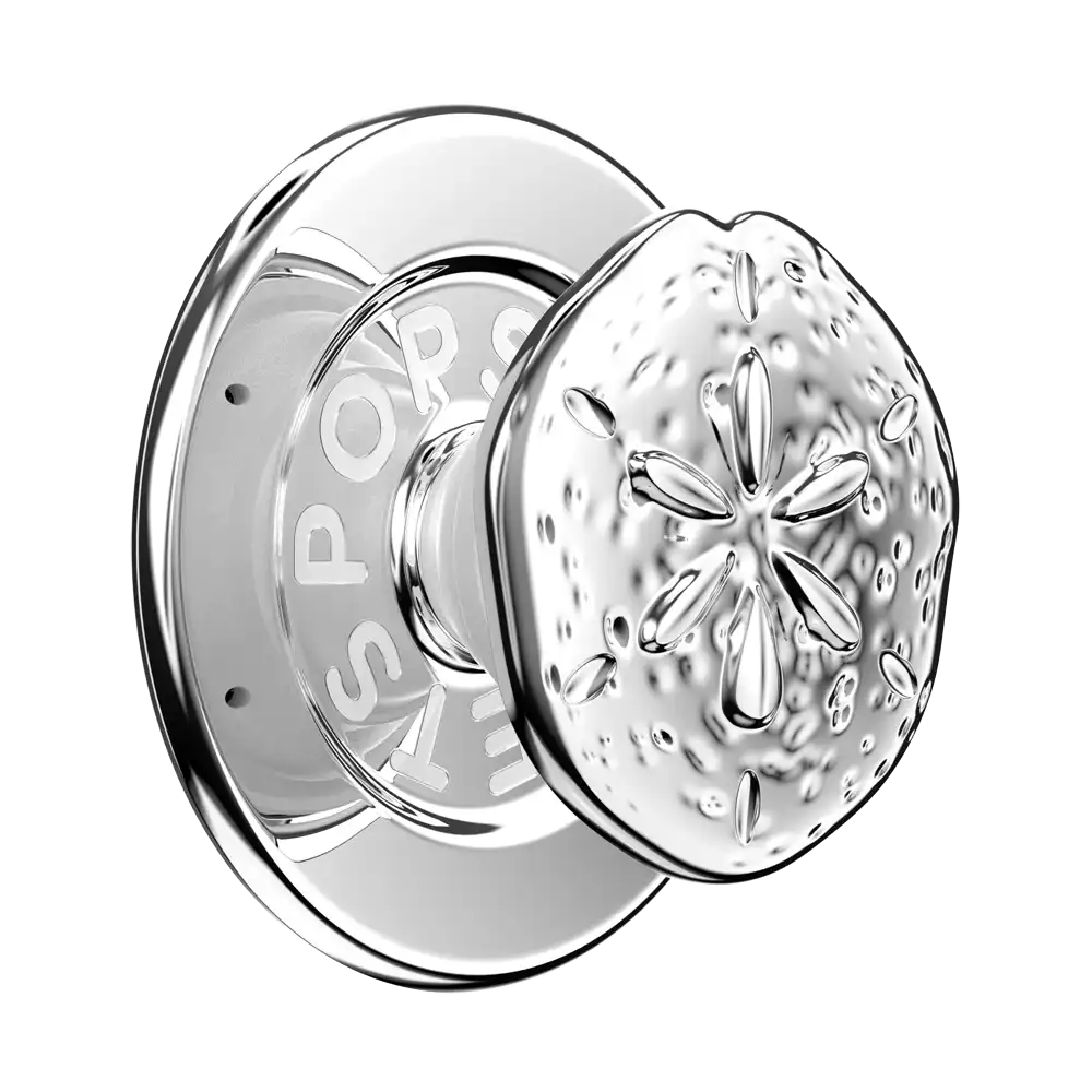 Enamel Silver Dollar — MagSafe PopGrip