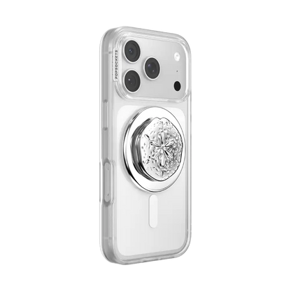 Enamel Silver Dollar — MagSafe PopGrip