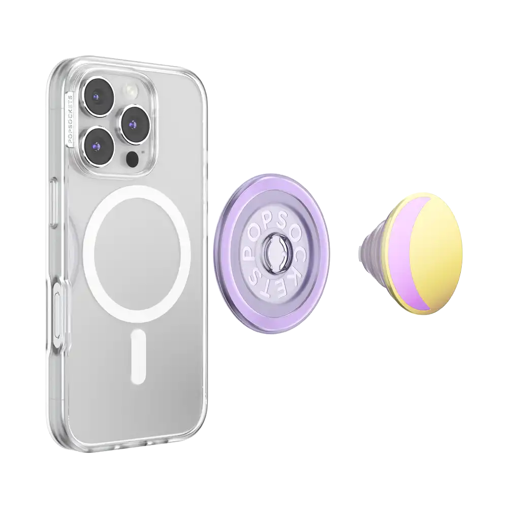 Enamel Waxing Moon Lilac — MagSafe PopGrip