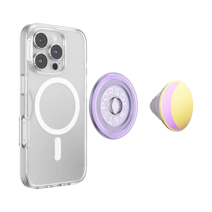 Enamel Waxing Moon Lilac — MagSafe PopGrip