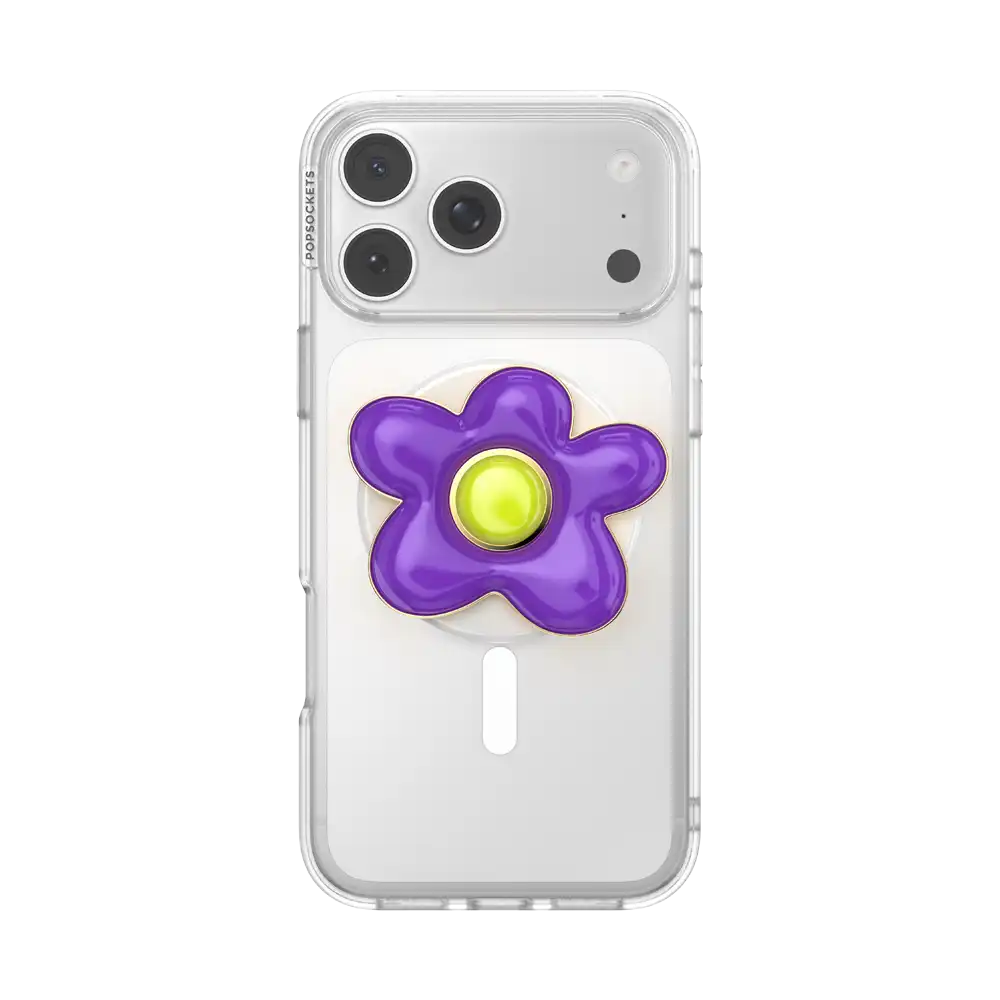 Enamel Wonky Daisy — MagSafe PopGrip