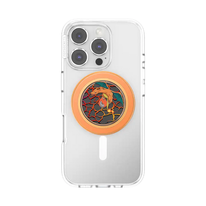 Backspin Charizard in Flight — MagSafe PopGrip