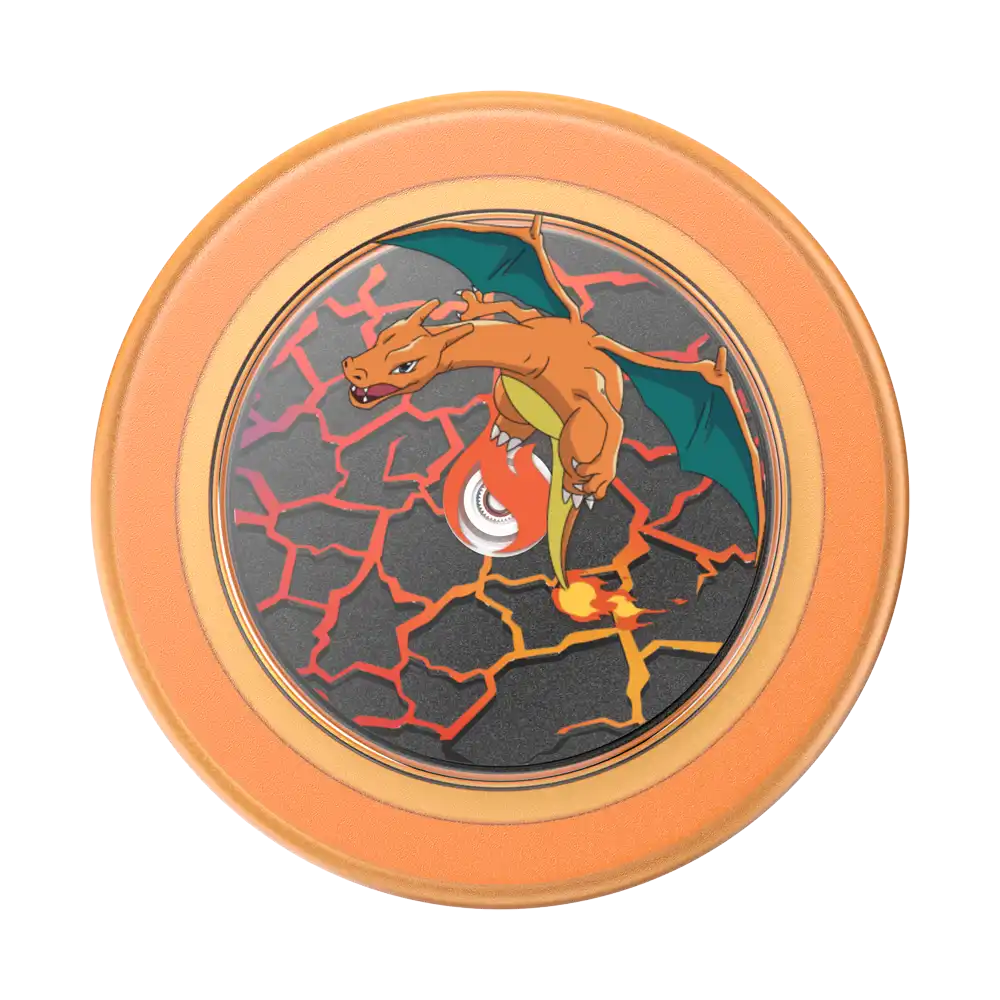 Backspin Charizard in Flight — MagSafe PopGrip