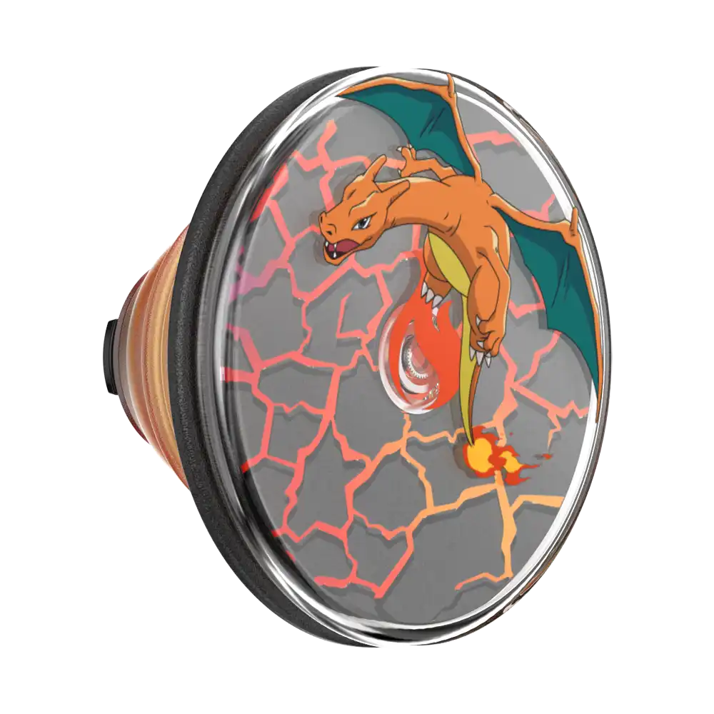 Backspin Charizard in Flight — MagSafe PopGrip