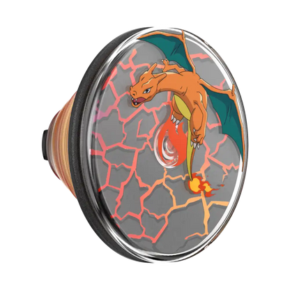 Backspin Charizard in Flight — MagSafe PopGrip