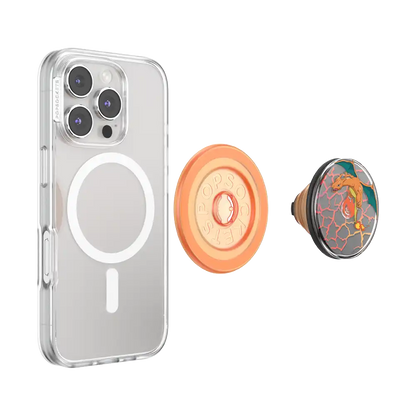 Backspin Charizard in Flight — MagSafe PopGrip