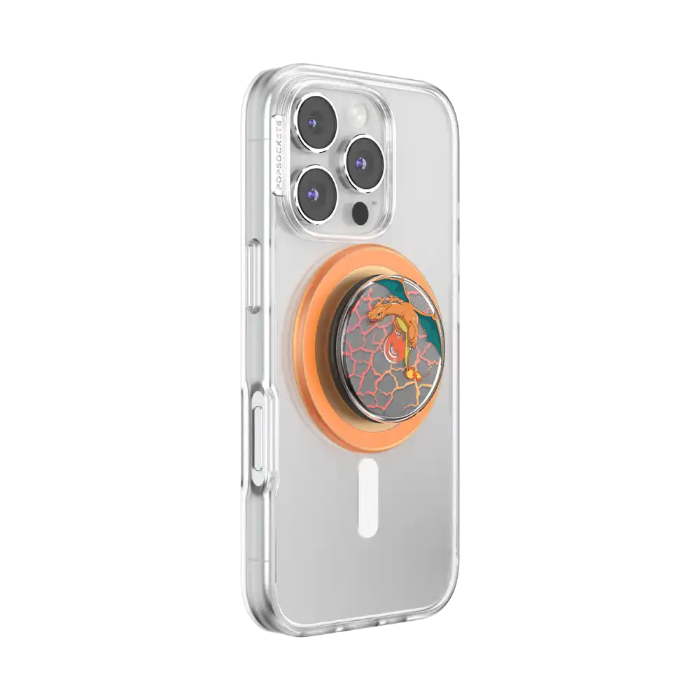 Backspin Charizard in Flight — MagSafe PopGrip