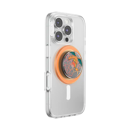 Backspin Charizard in Flight — MagSafe PopGrip