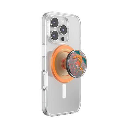 Backspin Charizard in Flight — MagSafe PopGrip