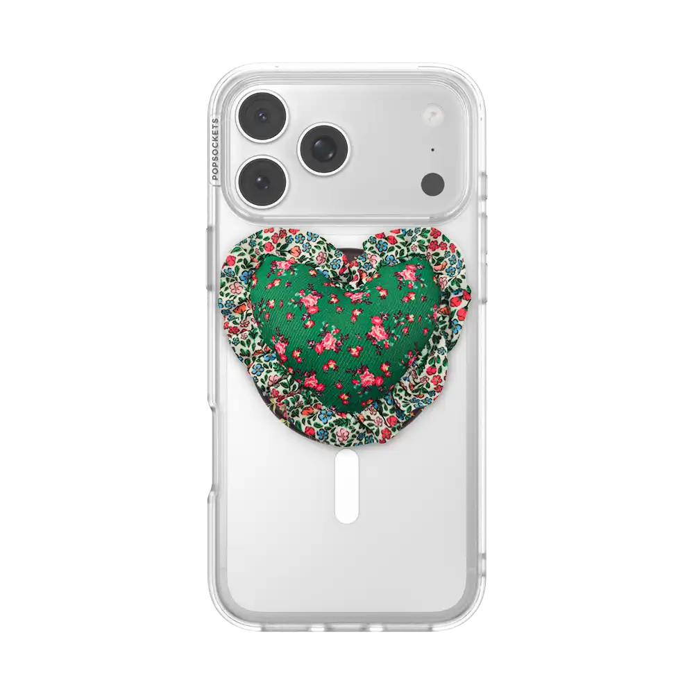 Plush Heart Pillow Sew Cute — MagSafe PopGrip