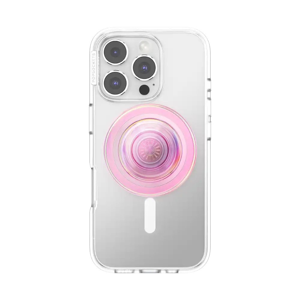 Iridescent Blush Pink — MagSafe PopGrip